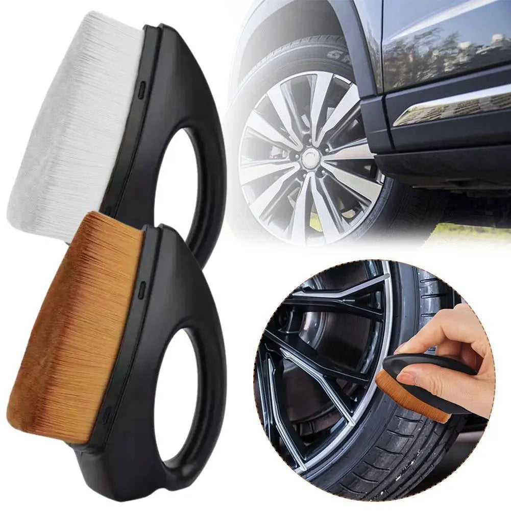 Mini Car Tire Detailing Brush Synthetic Fiber