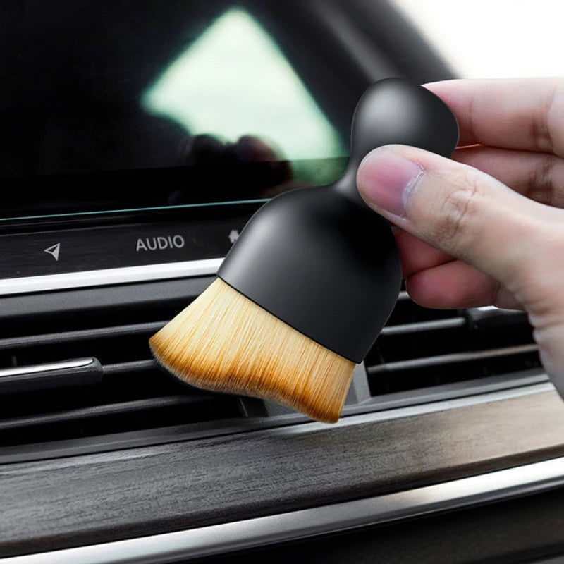 Car Air Vent Cleaning Soft Brush with Casing