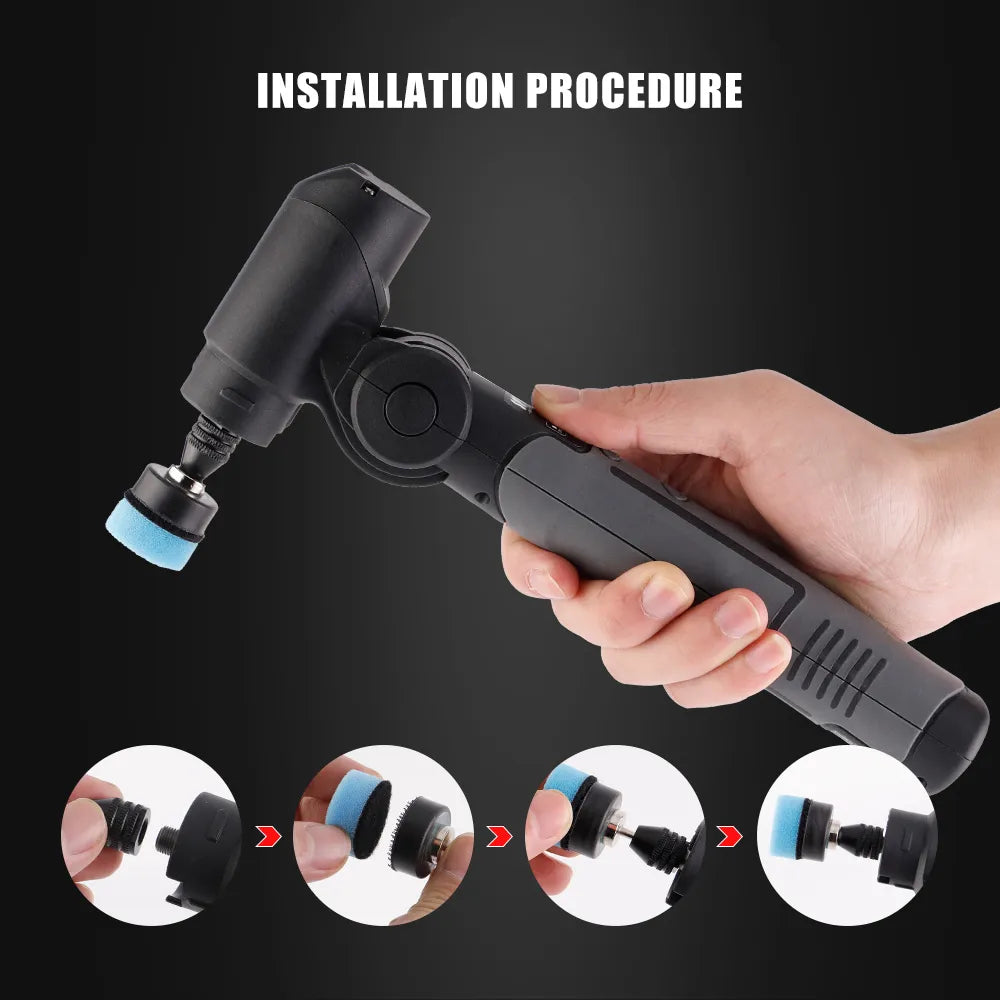 Micro Cordless Mini Car Polisher Portable