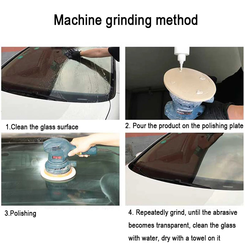 Glass Remover Abrasive Windshields Glass