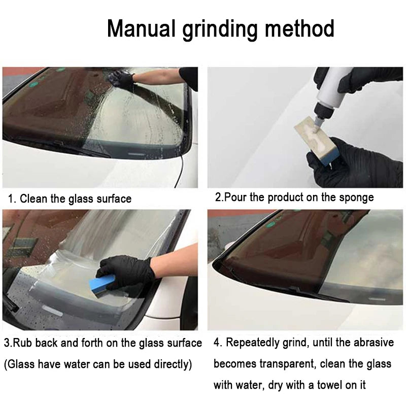 Glass Remover Abrasive Windshields Glass