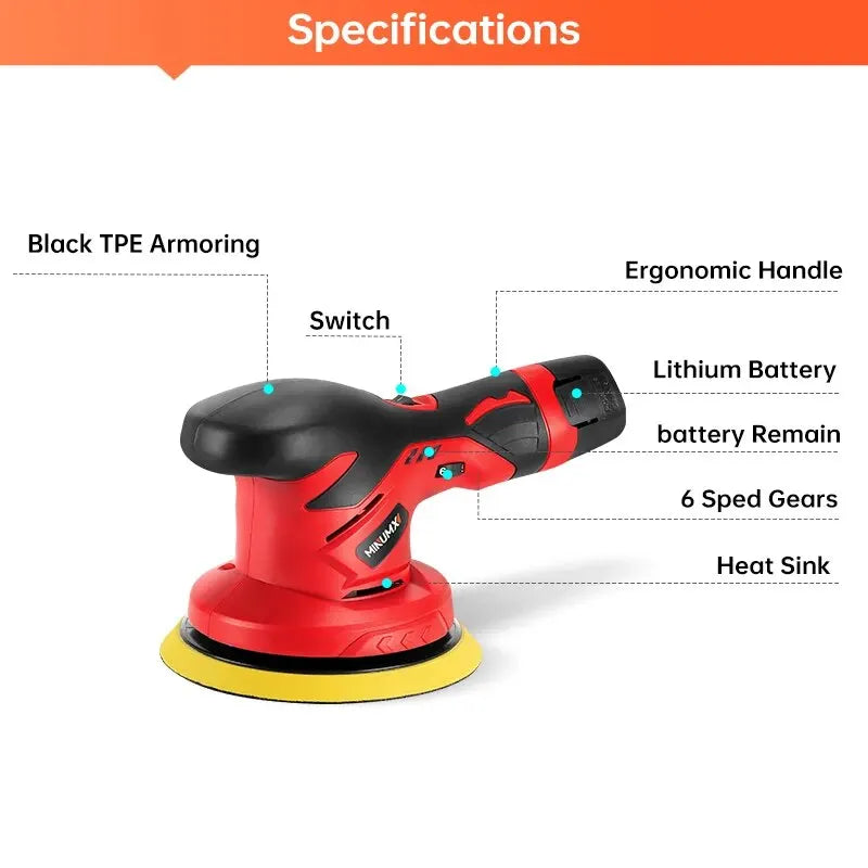 Cordless Car Polisher 12V Wireless